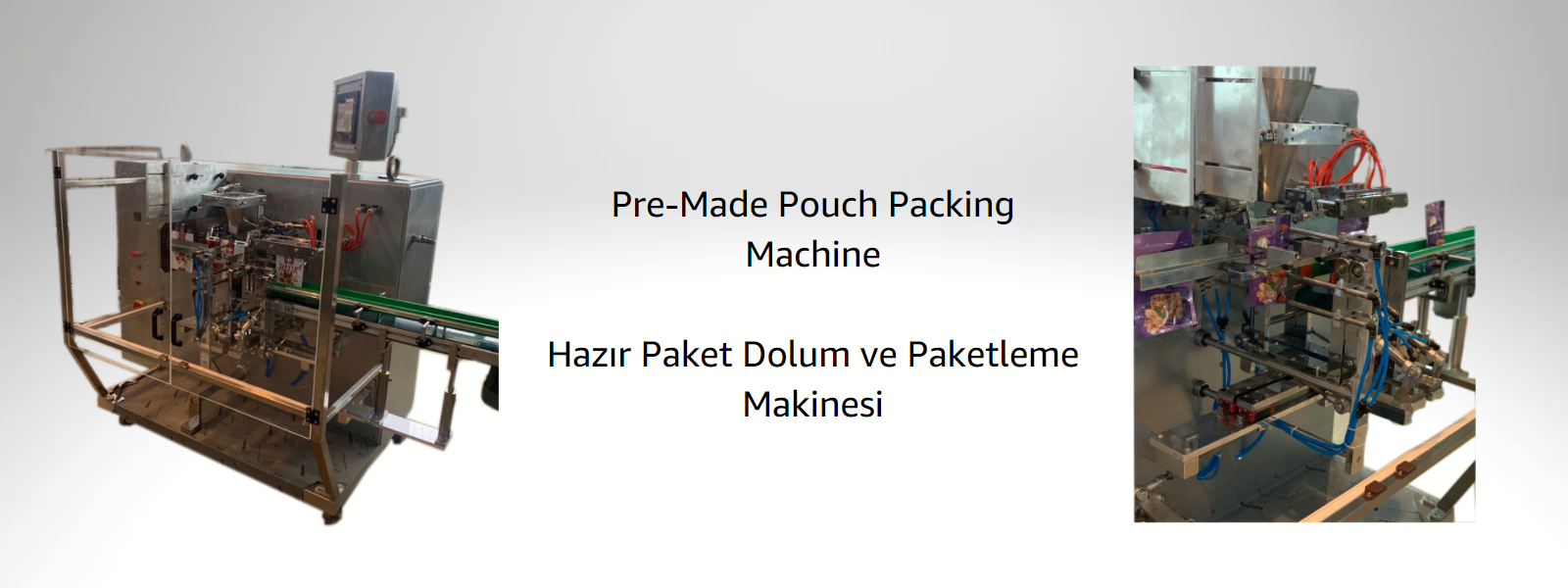 Yatay Hazır Paket Dolum ve Paketleme Makinesi