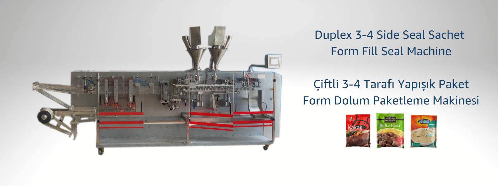 Duplex Horizontal Form Fill Seal Machine